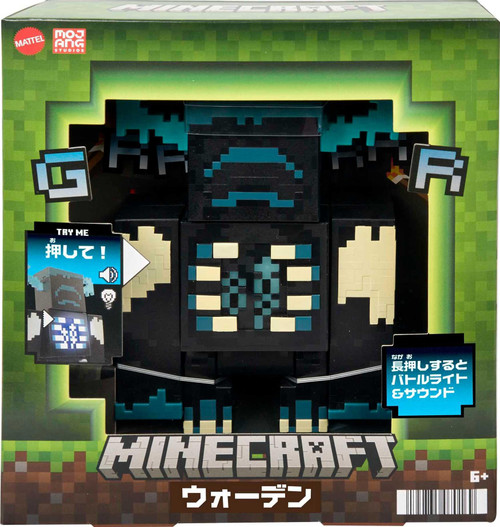 Minecraft Warden Action Figure with Lights Sounds