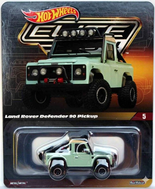 Hot Wheels Elite 64 Land Rover Defender 90 Pickup #5