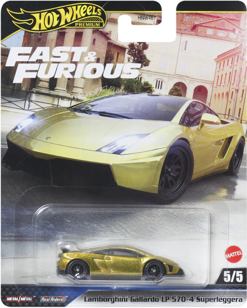 Hot Wheels Premium Fast & Furious Lamborghini Gallardo LP570-4 Superleggera JBM01 from Pappystoyshop.com