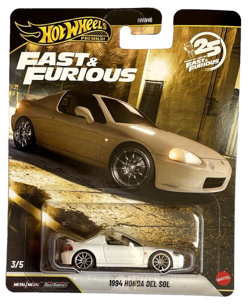 Hot Wheels Fast & Furious Premium Cars 1994 Honda del Sol JHW63