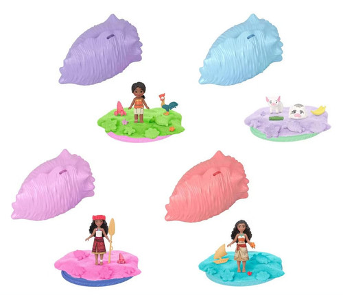 Disney Moana Ocean Shell Reveal Complete Bundle of 4 JJV38-956A JJV38-956A from Pappystoyshop.com