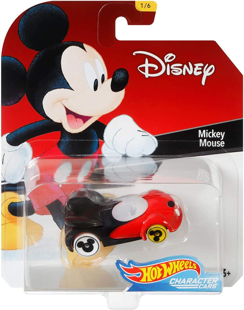 Hot Wheels Character Car Disney Mickey Mouse 1:64 Scale