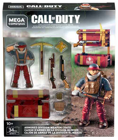 Mega Construx Call of Duty Armored Division Weapon Crate GFW77 from Pappystoyshop.com