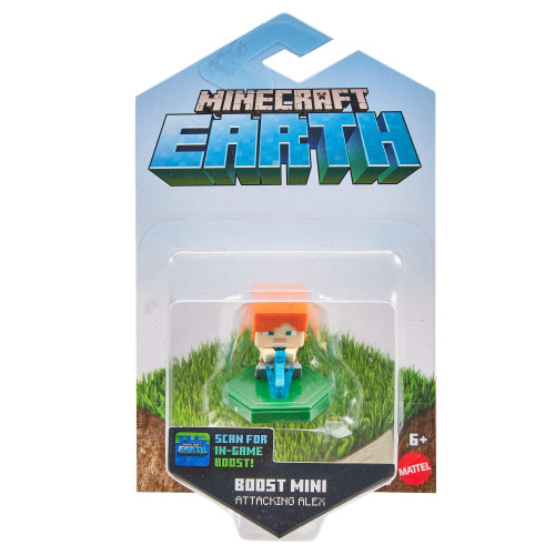 Minecraft Earth Boost Minis Attacking Alex Figure Pack