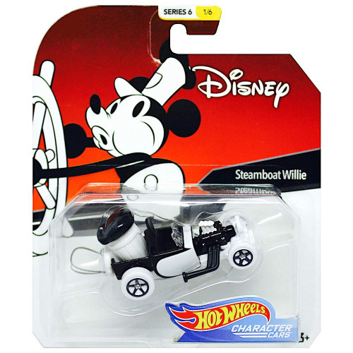 Hot Wheels Mickey Mouse Steamboat Willie Character Car Series 6 GWR54 from Pappystoyshop.com