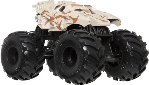 Hot Wheels Monster Trucks 1:24 Scale Batman Tumbler Desert Camo Design JCC94 from Pappystoyshop.com