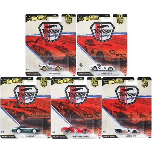 Hot Wheels Car Culture Vintage Racing 5-Car Bundle FPY86-961T FPY86-961T from Pappystoyshop.com