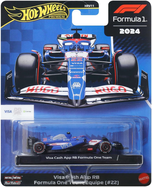 Hot Wheels Premium Formula 1 Visa Cash App RB #22 2024 Team JBM14 JBM14 from Pappystoyshop.com