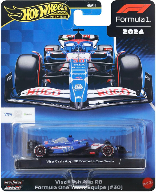 Hot Wheels Premium Formula 1 Visa Cash App RB #30 2024 Team JBM24