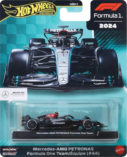 Hot Wheels Premium Formula 1 Mercedes-AMG PETRONAS Formula One Team W15 JBM16 from Pappystoyshop.com