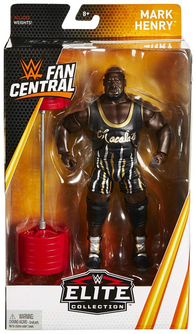 WWE Elite Collection Fan Central Exclusive Mark Henry Action Figure FTC08 from Pappystoyshop.com