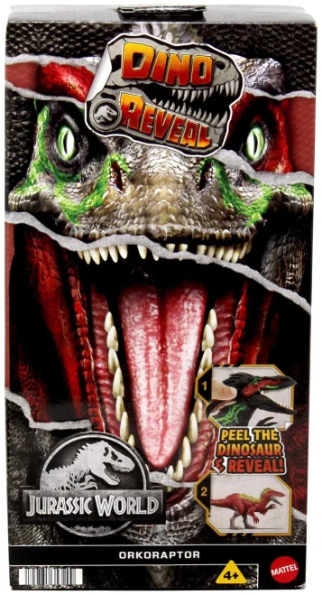 Jurassic World Dino Reveal Orkoraptor Dinosaur Figure JKN06