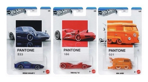 Hot Wheels Pantone Silver Series Die-Cast Cars Bundle of 3 JKY47-956A JKY47-956A from Pappystoyshop.com