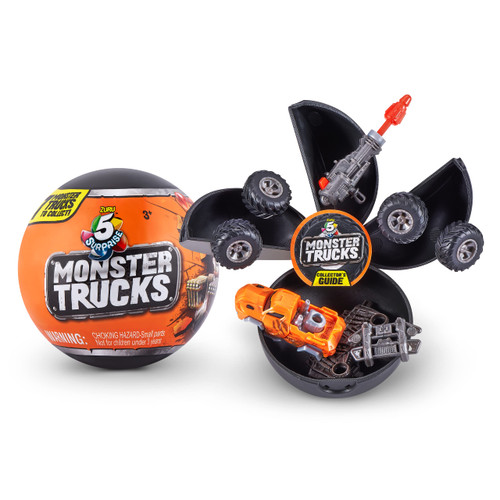 5 Surprise Monster Trucks Series 1 (2 Pack) by ZURU