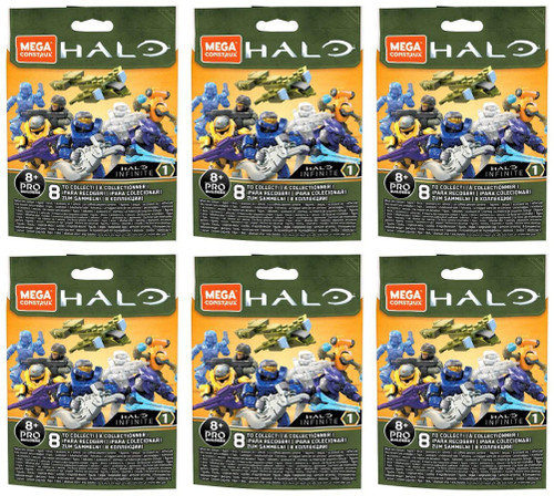 Mega Construx Halo Infinite Series 1 Blind Bag (Pack of 6) CNC84-19A02 from Pappystoyshop.com