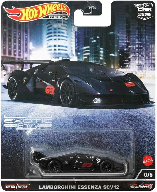 Hot Wheels Car Culture Exotic Envy Lamborghini Essenza SCV12 Chase Car 0/5 HCJ93 from Pappystoyshop.com