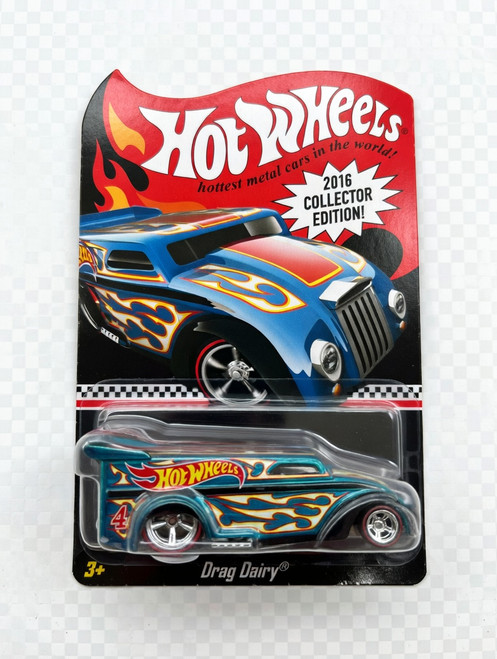 Hot Wheels RLC 2016 Collector Edition of Drag Dairy Diecast Vehicle DJH59 from Pappystoyshop.com