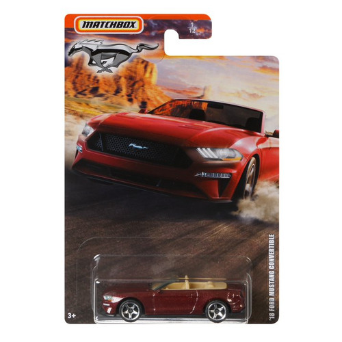 Matchbox 2020 Mustang Special Edition 2018 Ford Mustang Convertible Maroon GMG21 from Pappystoyshop.com
