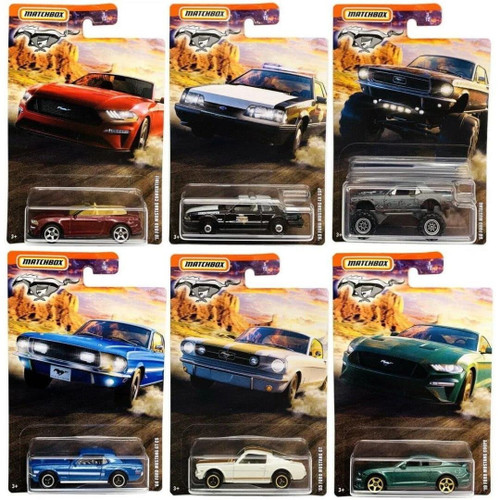Matchbox 2020 Ford Mustang Special Edition Series Bundle of 6 Vehicles GGF12 from Pappystoyshop.com