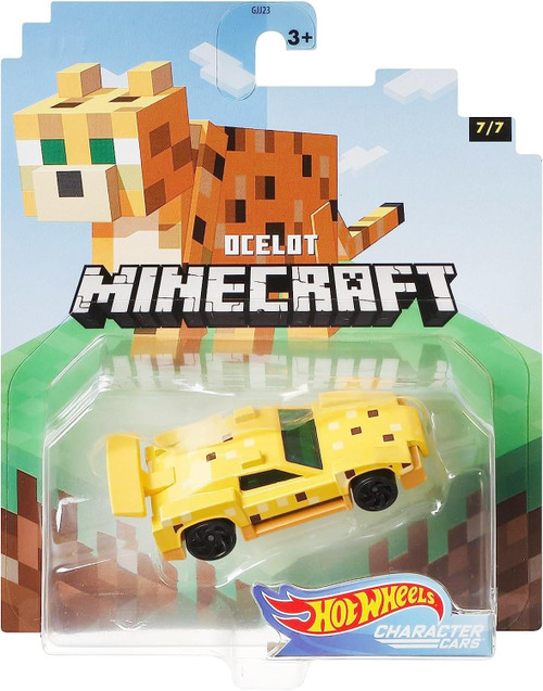 Hot Wheels 2020 Minecraft Gaming 1/64 Character Cars Ocelot Vehicle 7/7 GJJ37 from Pappystoyshop.com