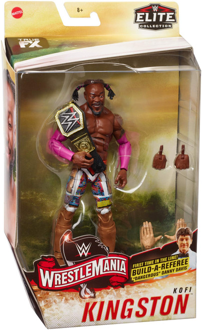 WWE Wrestling Elite Collection WrestleMania 35 Kofi Kingston Figure GKY53 from Pappystoyshop.com