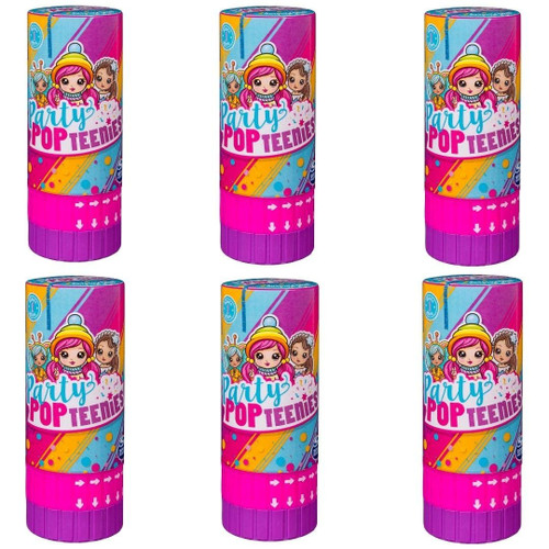 Party Popteenies Pop Teenies Surprise Poppers Pack of 6 6045343 from Pappystoyshop.com