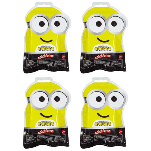 Minions The Rise of Gru Splat'ems Blind Bag Mini Figures Pack of 4 GMD40