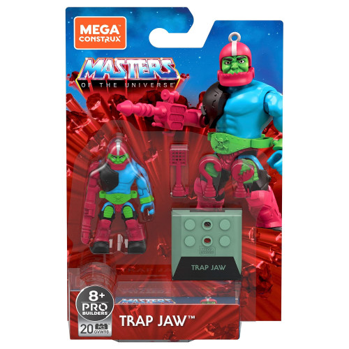 Mega Construx Masters of The Universe Trap Jaw Figure GVW98 from Pappystoyshop.com