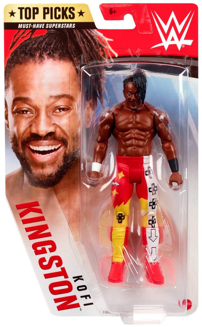 WWE Wrestling Basic Top Picks Kofi Kingston Figure GLC45 from Pappystoyshop.com