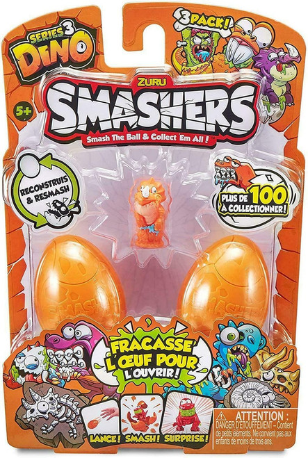 Smashers Series 3 Dino 3 Figure Pack 7437 7437 from Pappystoyshop.com