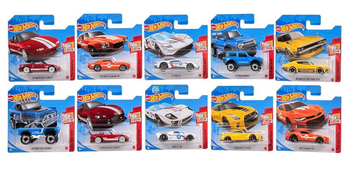Hot Wheels 2021 Then and Now Complete Set of 10 Short Card Version HGK13-979C from Pappystoyshop.com