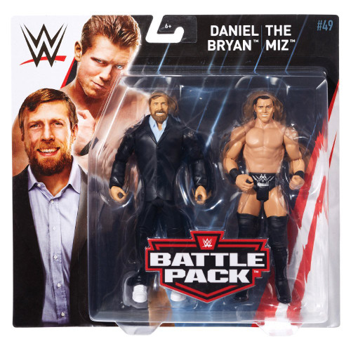 WWE Wrestling Battle Pack Daniel Bryan & The Miz Series 49 Figure FMF67 from Pappystoyshop.com