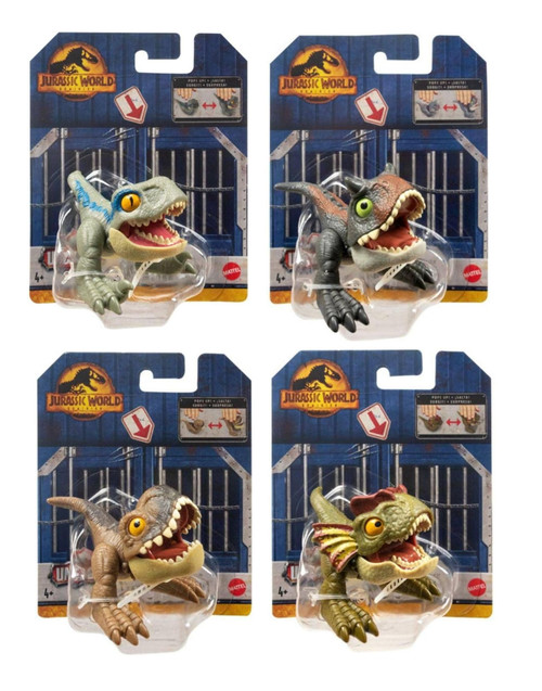 Jurassic World 2023 Wild Pop Ups Uncaged Bundle of 4 Figures HFR10 956A HFR10 956A from Pappystoyshop.com