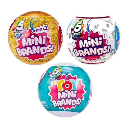 5 Surprise Mini Brands 3 Blind Capsule Bundle with 5 Surprises Each from Pappystoyshop.com