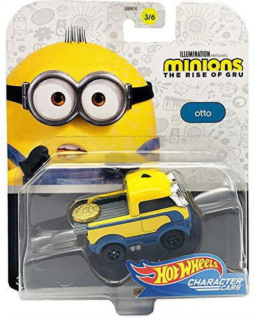 Hot Wheels Otto Minions The Rise of Gru Diecast 1/64 Scale GMH77 from Pappystoyshop.com