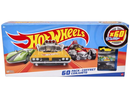 Hot Wheels 60 Pack Die Cast Cars Collection Set Assorted Vehicles HKT50 from Pappystoyshop.com