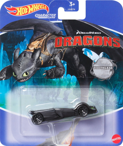 Hot Wheels How to Train Dragons Toothless Character Car