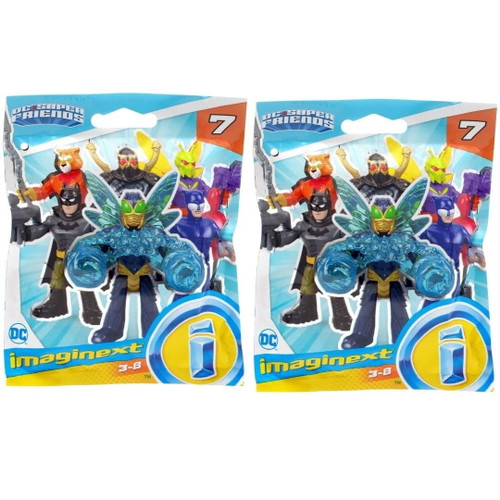 Imaginext DC Super Friends Series 7 Blind Bag Mystery Figure Bundle of 2 Packs DMY00 from Pappystoyshop.com