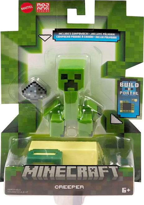 Minecraft Build A Portal Creeper Action Figure