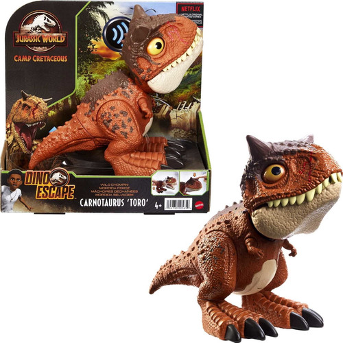 Jurassic World Camp Cretaceous Chompin Carnotaurus Toro Dinosaur HBY84 from Pappystoyshop.com