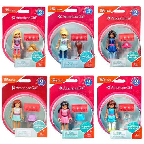 Mega Construx American Girl Mini Figures Bundle of 6 DRC65-999B from Pappystoyshop.com