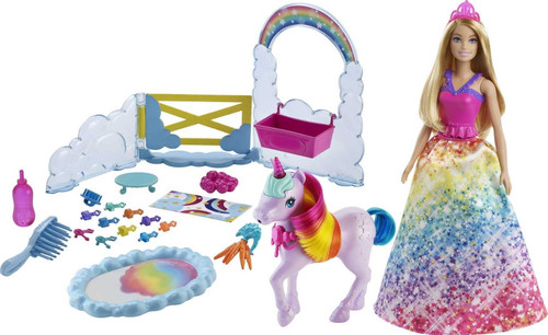 Barbie Dreamtopia Rainbow Potty Unicorn Playset GTG01 from Pappystoyshop.com