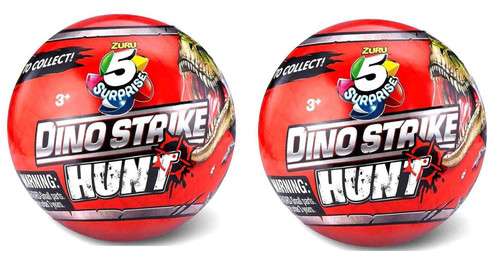 5 Surprise Dino Strike Hunt Capsules Bundle of 2 77118