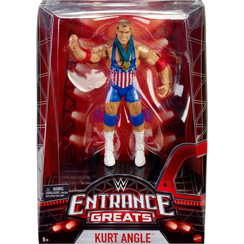 WWE Wrestling Entrance Greats Kurt Angle Series 1 Figure FML09 from Pappystoyshop.com