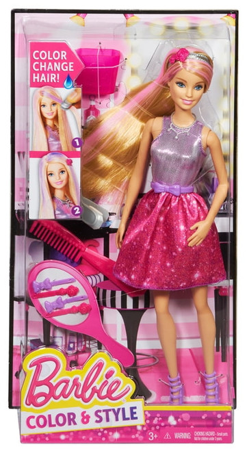 Barbie Hair Color and Style Doll