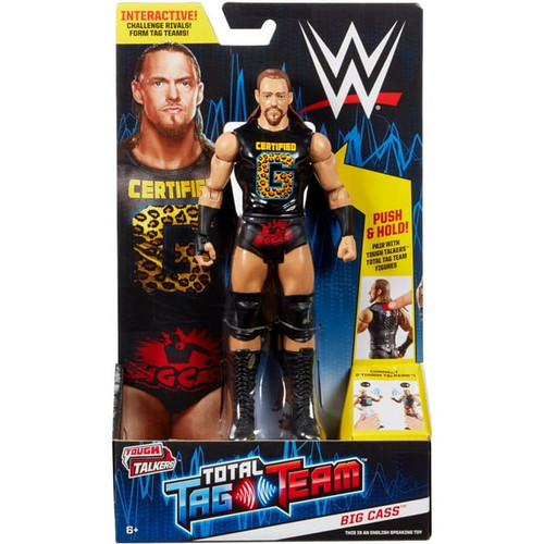 WWE Wrestling Total Tag Team Tough Talkers Big Cass Figure FWK13 from Pappystoyshop.com
