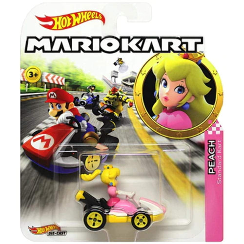 Hot Wheels Mario Kart Peach Standard Kart Vehicle