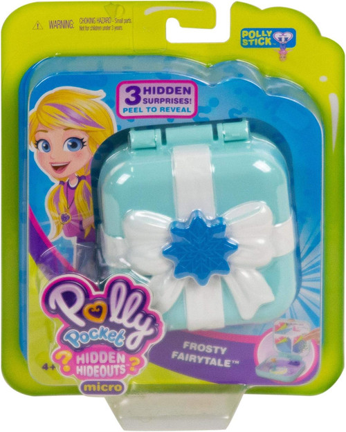 Polly Pocket Frosty Fairytale Compact Playset with Surprise Reveals GDL85 from Pappystoyshop.com