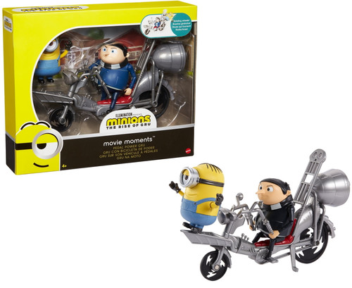Minions Movie Moments Gru with Pedal Power Bike