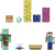 Minecraft Dolphin's Treasure Adventure Pack with 3 Action Figures